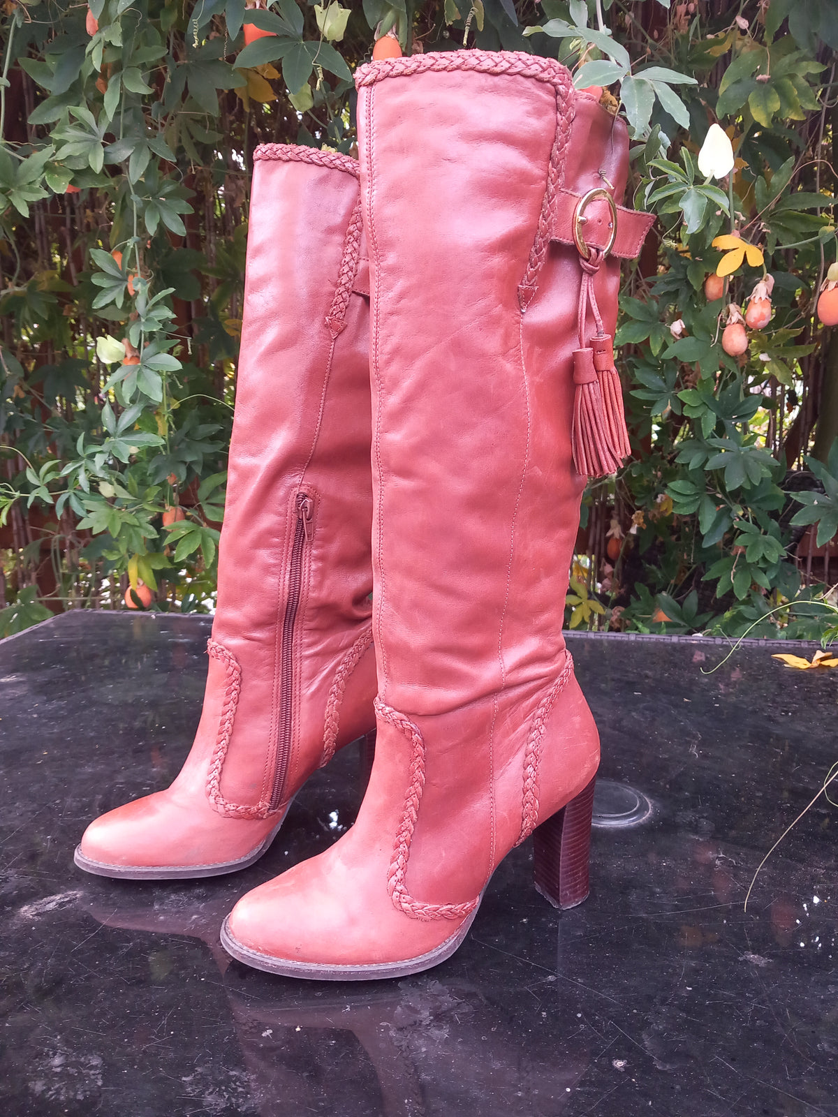 Uk 5 vintage River Island leather boots