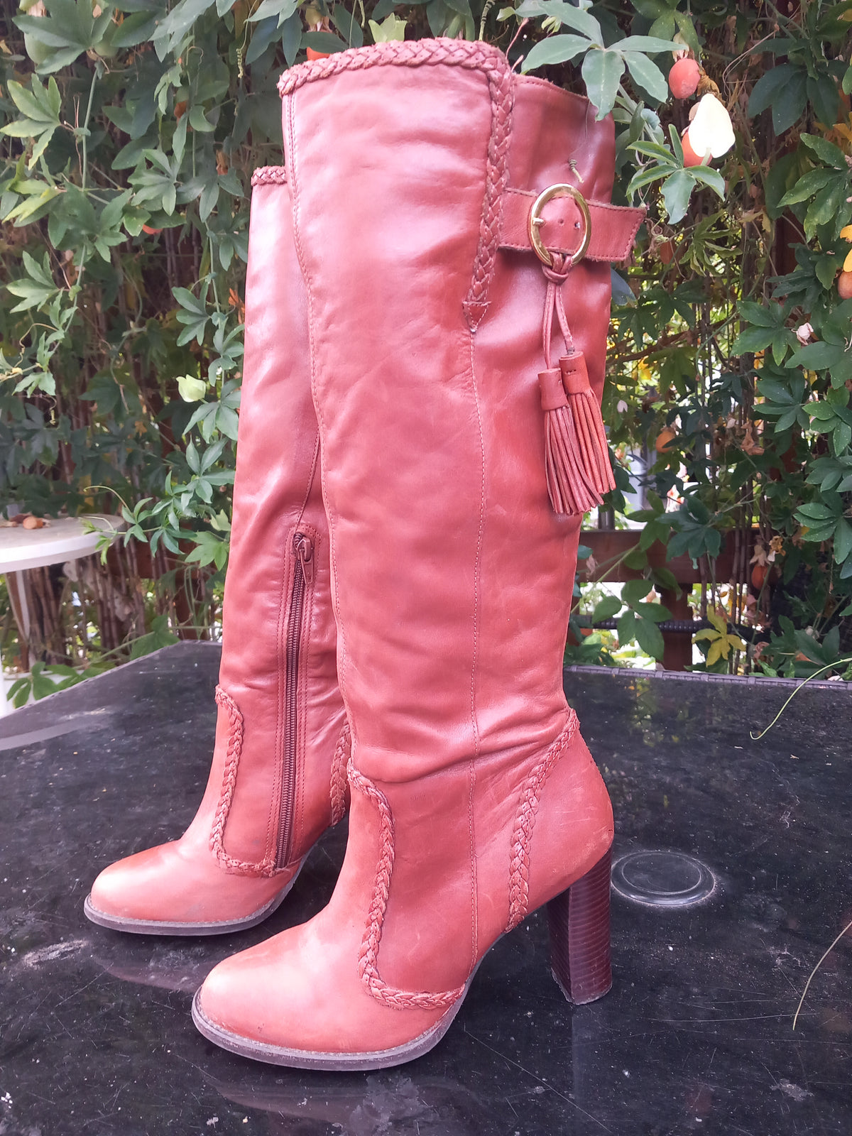 Uk 5 vintage River Island leather boots