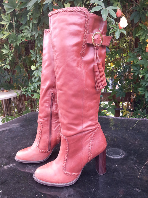 Uk 5 vintage River Island leather boots
