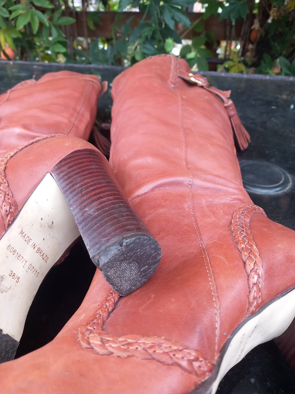 Uk 5 vintage River Island leather boots