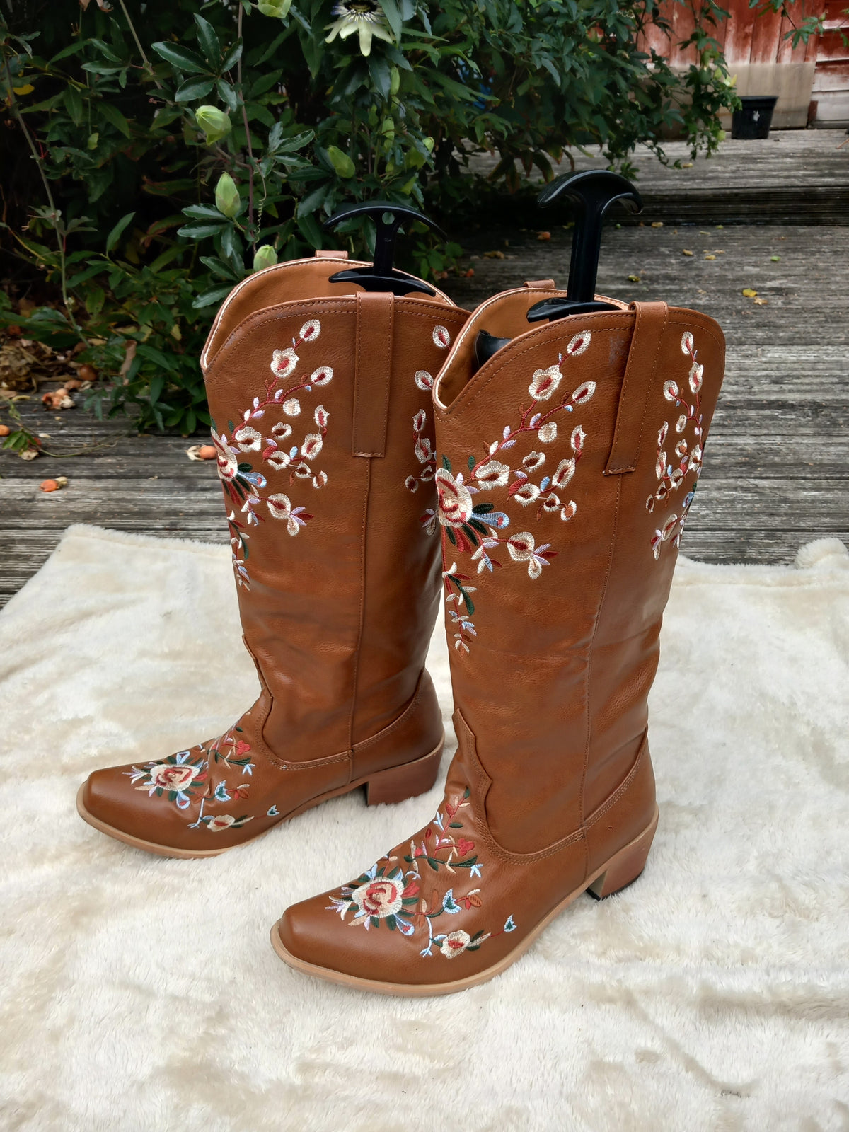 Uk 6 5 Cowgirl mid calf boots