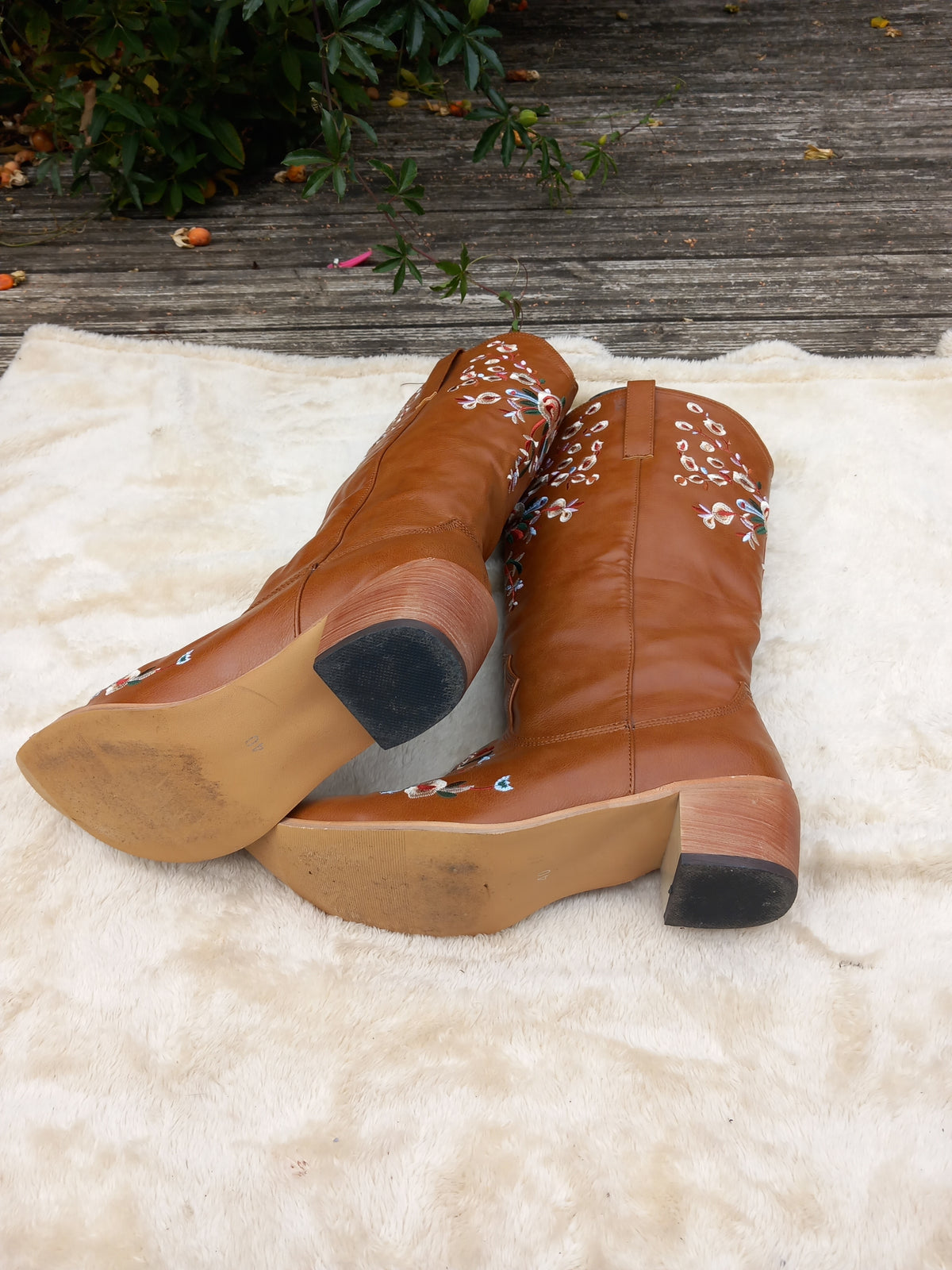 Uk 6 5 Cowgirl mid calf boots